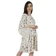 thumbnail image 3 of Moomaya Short Printed Kimono Kaftan For Women Turkish Kaftan Beachwear Bikini Cover Up, 3 of 7