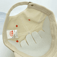 thumbnail image 5 of Hat Women's Soft Top Simple Casual Embroidered Sun Hat Spring And Summer All-Match Baseball Cap Men(Blue), 5 of 5
