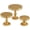 Gold, variant on 3 PCS Gold Cake Stands (8"&10"&12" Plate), Cupcake Stand With a lace hollow border Metal Cake Stand Set for Birthday Party, Wedding, Anniversary,