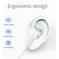 thumbnail image 5 of USB C Headphones for Samsung S24 S23 FE S22 S21 S20 A53 A54 Wired Earbuds Metal in-Ear Type C Earphone with Microphone Volume Control Bass Stereo for iPhone 17 Pro Max iPhone 16 Pro Max Pixel (Pink), 5 of 7
