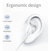 USB C Headphones Wired for iPhone 16/15, 2 Pack Type C Wired Headphones Earbuds Earphones in-Ear HiFi Stereo Sound with Mic Volume Control for iPhone 16/15 iPad Pro/Samsung Galaxy Ultra/USB-C Tablets