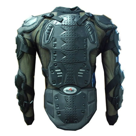 - WOW MOTORCYCLE MOTOCROSS BIKE GUARD PROTECTOR ADULT BODY ARMOR BLACK
