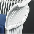 thumbnail image 3 of Padma's Plantation Palm Rattan Occasional Chair in White, 3 of 6