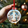 thumbnail image 6 of PRETXORVE Christmas Decor, Christmas Tree Decorations, Nativity Scene Decoration, Wooden Christmas Tree topper, Sacred Religious Gift, Nativity Scene Christmas Decoration, 6 of 9