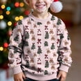 thumbnail image 4 of OGLCCG Boys Girls Christmas Sweater Cute Graphic Long Sleeve Knitted Crewneck Sweaters Soft Casual Pullover Jumper Tops Size 5-15, 4 of 8