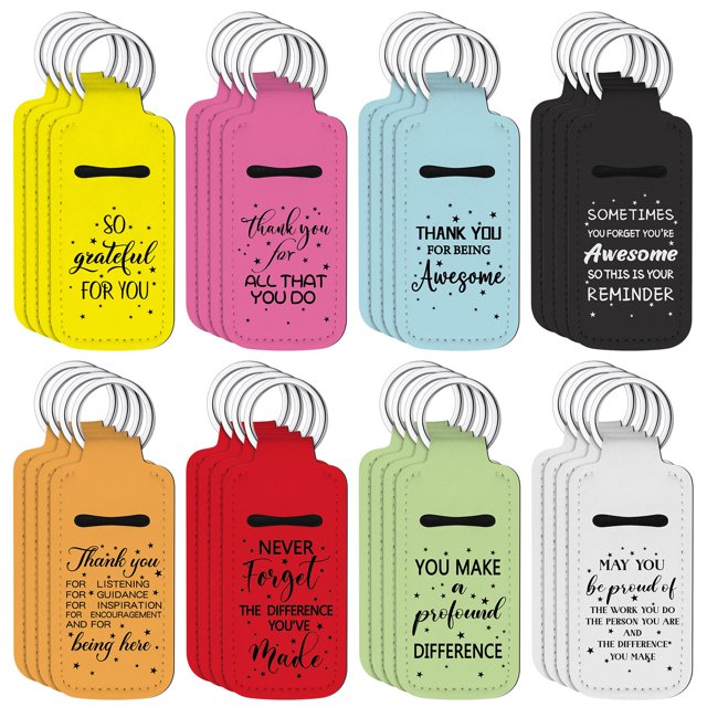 Llavero Ecation, 72 unidades, soporte para pintalabios a granel, multicolor, 10 x 4 cm