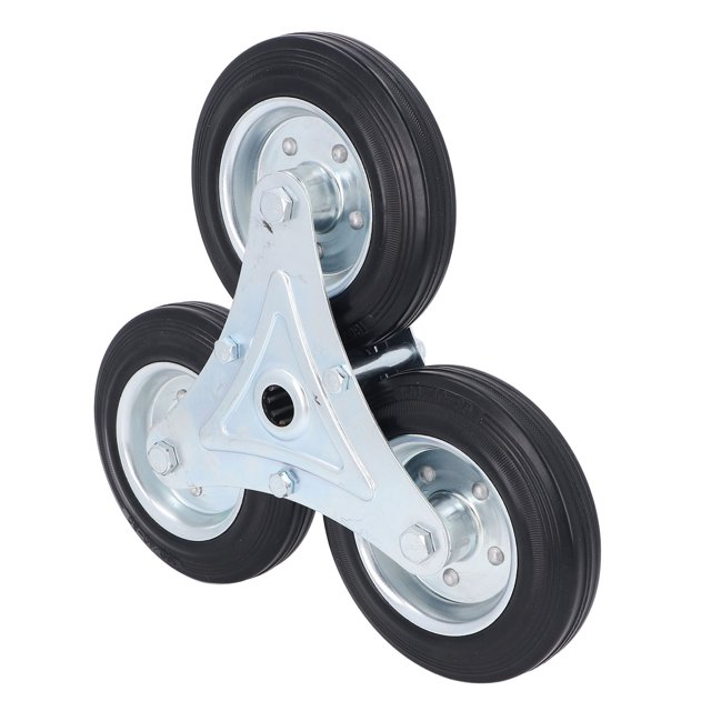 Stairs Triangular Wheel, Shopping Cart Caster Galvanized Iron Heavy Duty Explosion Proof Hard Wearing For Trolley
