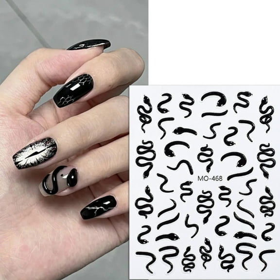 Yiran Year of Snake Nail Art Sticker, MO468