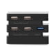 thumbnail image 2 of Adaptador USB ANGGREK concentrador profesional 5 puertos para consola 4 Pro Negro, 2 of 8