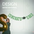thumbnail image 4 of Pretyzoom Green Graduation Photo Backdrop Banner Decorative Wall Ornament for Party Background Decor, 4 of 5