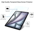 thumbnail image 4 of Protector de pantalla con lente de cámara para iPad Air 13 2024, color gris, 4 of 8