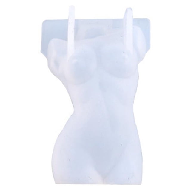 Molde de silicona 3D cuerpo desnudo molde de silicona DIY cuerpo vela molde de silicona