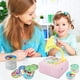 thumbnail image 4 of Tocadiscos educativo infantil | Bluetooth y reproducción de tarjetas de sonido | Juguete musical de aprendizaje temprano con 96 tarjetas de sonido | Diseño seguro y duradero | Interacción entr, 4 of 5