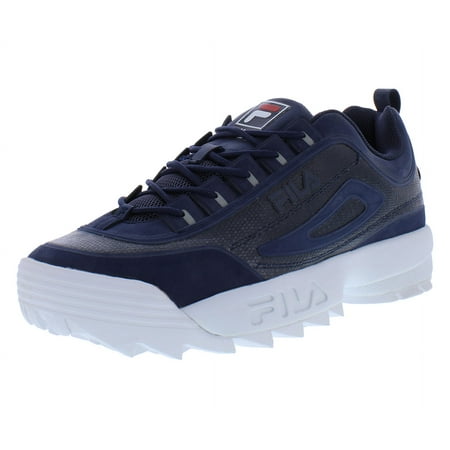 Fila Disruptor II No-Sew Mens Shoes Size 11.5, Color: Navy/White/Navy