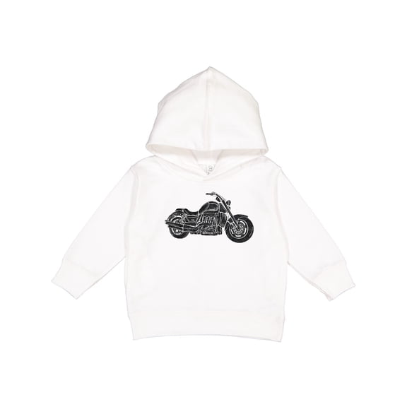 Inktastic Distressed Motorcycle Toddler Hoodie