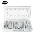 thumbnail image 2 of Hilitand Iron Cotter Pin, Easy To Store Cotter Pin Assortment, Fastener Galvanized Processing 144Pcs Convenient To Use Mechanical Fastener For Industrial Mechanical, 2 of 8