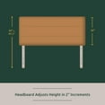 thumbnail image 6 of Rest Haven 3 Channel Upholstered Headboard, Twin/Twin XL, Navy, 6 of 7