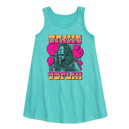 

Janis Joplin - Janis Drawing - Toddler and Youth Girls A-line Dress