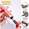 thumbnail image 4 of Taladro de uñas eléctrico, kit de manicura y pedicura eléctrico portátil 12 en 1, taladro de uñas profesional silencioso con USB 20000RPM JM, 4 of 5