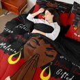 thumbnail image 4 of Castle Fairy Teens Black Girl Twin Bedding Sets,Romantic Fashion Bedding Comforter Set, 4 of 8