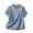 Blue, variant on gakvbuo Summer Linen Shirts for Women Women'S Linen Lapel Summer Top Short Sleeve Lapel Shirt