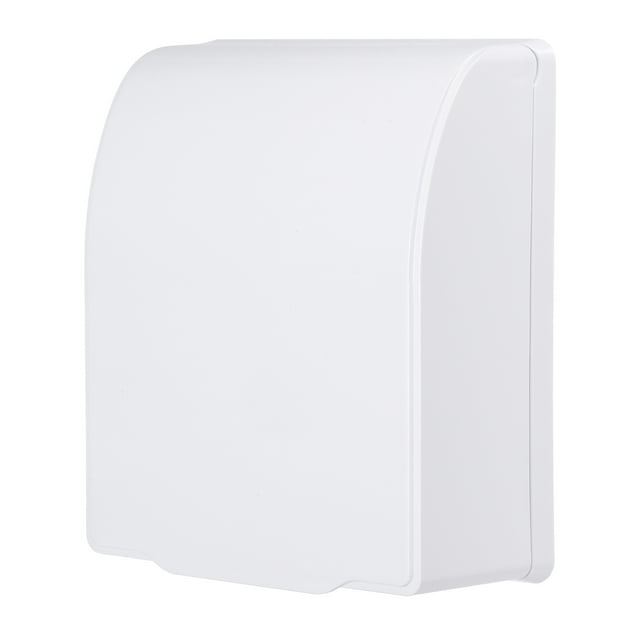 Uxcell Boîte de Couvercle de Sortie 4,41 x 3,9 x 1,65 Po, Blanc