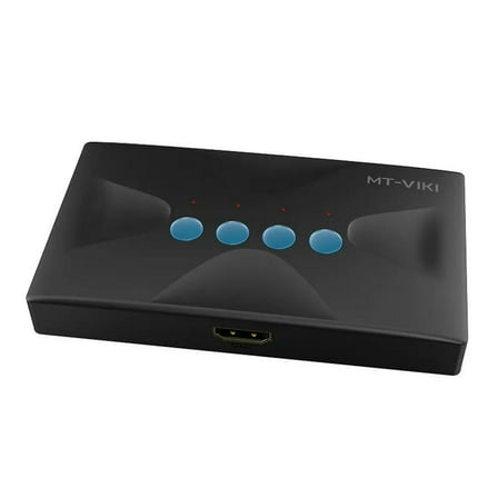 FOR 4 Ports KVM Switch USB 4 In 1Out HDMI HD display multi-computer host monitoring mouse keyboard sharing devices MT-HK04