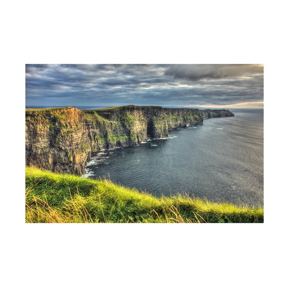Trademark Fine Art Pierre Leclerc Cliffs of Moher Ireland Canvas Wall Art - 14x19