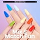 thumbnail image 3 of Set de esmaltes de uñas Beetles Quick Dry Glitter Neon, 12 colores, 3 of 8
