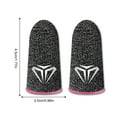 thumbnail image 4 of Injueey 10 piezas de fundas para dedos para juegos de teléfonos móviles, guantes antideslizantes sensibles a prueba de sudor, fundas de fibra Videojuegos y accesorios Rosa Tipo 1, 4 of 6