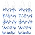 thumbnail image 1 of Portable Transport Mesh Ball Bag Blue Polypropylene 2Set 43.3X0.8X0.8In, 1 of 5