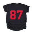 thumbnail image 3 of Football Jersey 87 - Womens Garment Dyed Tee, 3 of 15