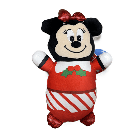 Squishmallows 10 inch Minnie Mouse with Red Bow Hugmees Christmas