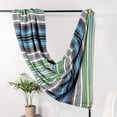 thumbnail image 2 of Manta mexicana grande Airooglee, 175 x 130 cm, azul y verde, 2 of 6