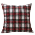 thumbnail image 2 of Christmas Plaid Throw Pillow with Insert, Tartan Decorative Cushion for Sofa, Couch and Holiday Home Decor, 2 of 7