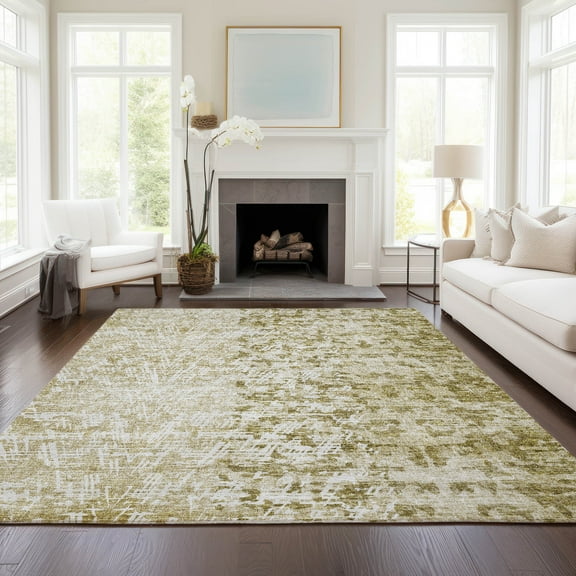 Addison Rugs Chantille Indoor/Outdoor Transitional Modern Taupe Washable Rectangle Rug, 10' x 14'