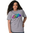 thumbnail image 5 of XOMG POP Bella Musical Rainbow Women's Graphic T Shirt Tees Brisco Brands M, 5 of 5