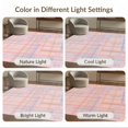thumbnail image 7 of ODIKA 2'x3' Pastel Pink Geometric Cora Multicolor Washable Doormat Modern Abstract Design With Lines And Shapes Ornamental for Entryway, Kitchen, Laundry Room, Non-Slip, Low Pile, 7 of 7