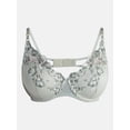 thumbnail image 4 of Joyspun Women's Floral Embroidered High Apex Plunge Bra, Sizes 36B-40DDD, 4 of 4