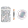 thumbnail image 1 of Polvo De Uñas De Cromo Perla, Polvo De Efecto De Neón De Espejo Brillo De Uñas De Perla Brillante Con Palo De Esponja Decoraciones De Arte De Uñas Para Arte De Uñas DIY, 1 of 8