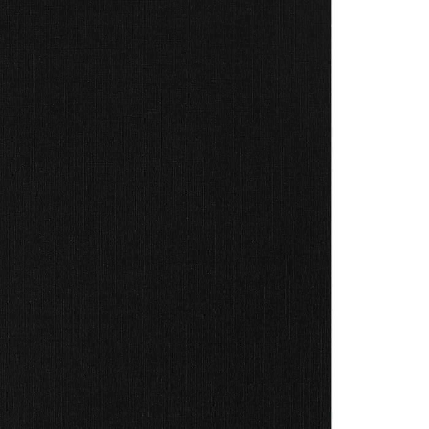 JAM Paper Solid Colors, 8 1/2 x 11, Black Linen, 32lb, 250 Per Pack