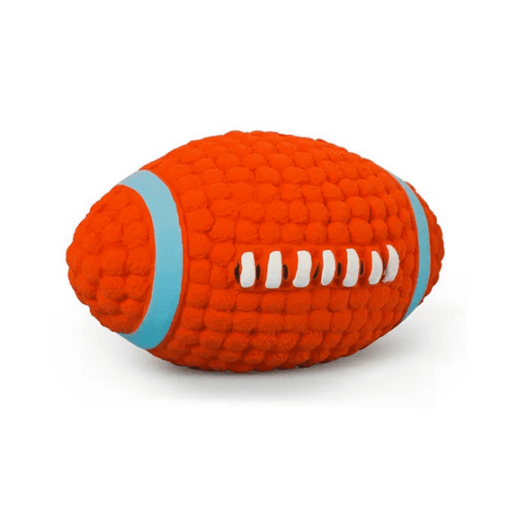 Pet Dog Toy Balls Squeak Puppy Toys Interesting Tennis Football Tooth Cleaning Toys for Dogs D