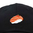 thumbnail image 2 of Dalix Salmon Nigiri Embroidered Sushi Cotton Dad Hat Baseball Cap Adjustable Womens in Black, 2 of 5