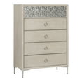 thumbnail image 5 of Furniture of America Brio 5-Drawer Solid Wood Adult Bedroom Chest Dresser, Natural Oak, 5 of 16