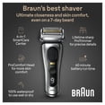 thumbnail image 3 of Afeitadora eléctrica Braun Series 9 PRO+ para hombre, 5 elementos de afeitado profesionales y cabezal ProComfort que prepara el afeitado para una piel apurada y cómoda, SmartCare Center 6 en 1, uso en, 3 of 5
