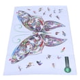 thumbnail image 4 of Calcomanía de pared con diseño de animales coloridos, mariposas, decoración de pared para dormitorio, 4 of 14