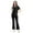 Black, variant on VIAOLI Women's Medical Scrubs Set - Quick Dry V-Neck Top with Pants, Multiple Pockets, Adjustable Drawstring, 10 colors