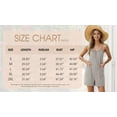 thumbnail image 5 of Cueply Womens Summer Sleeveless Rompers Shorts Overalls Adjustable Spaghetti Strap Loose Jumpsuit with Pockets, 5 of 5
