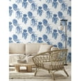 thumbnail image 4 of NextWall Blue Sapphire Jellyfish Peel and Stick Wallpaper, 4 of 8