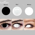 thumbnail image 3 of EYESHARE lentes de contacto de Color para Halloween, lentillas anuales para los ojos, lentes de colores para Cosplay, lentes negras y blancas, 1 par, 3 of 4